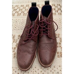 Ted Baker London Hjenno Men’s Leather Lace Up Ankle Boots